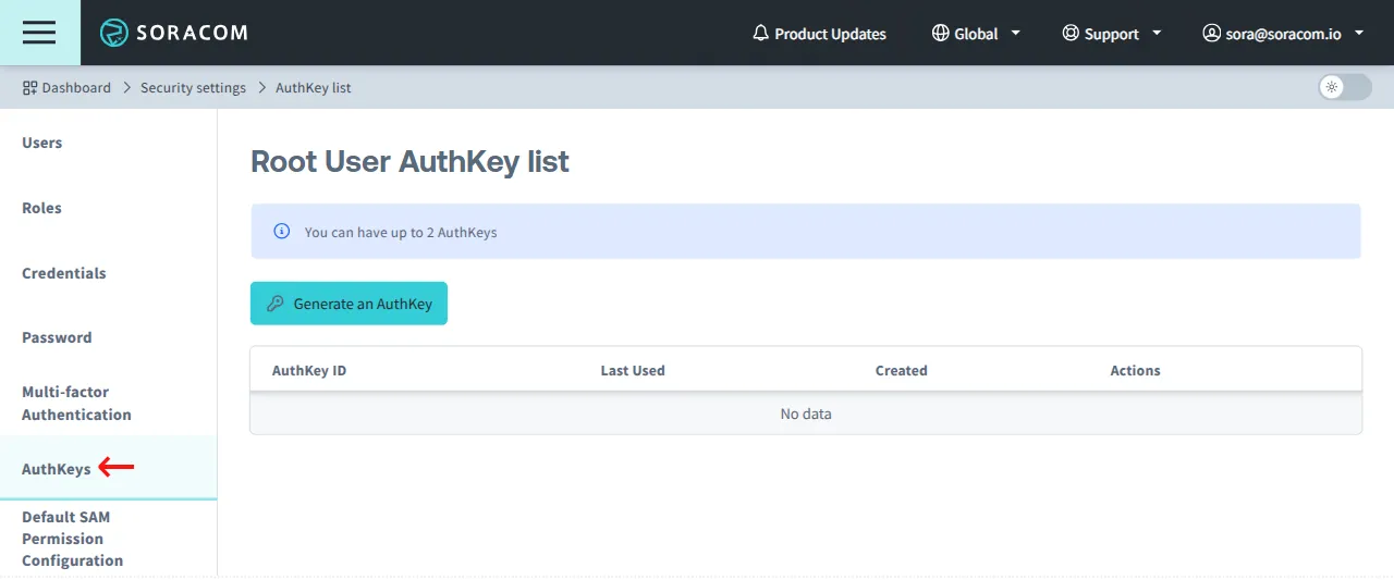 AuthKeys