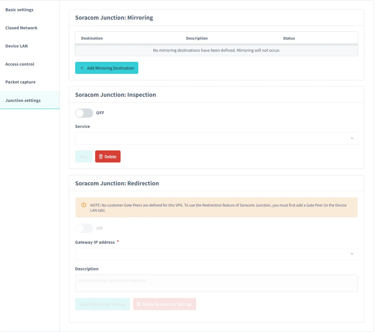 Configure VPG