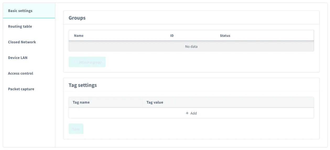 Configure VPG