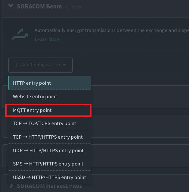 Add a Beam configuration