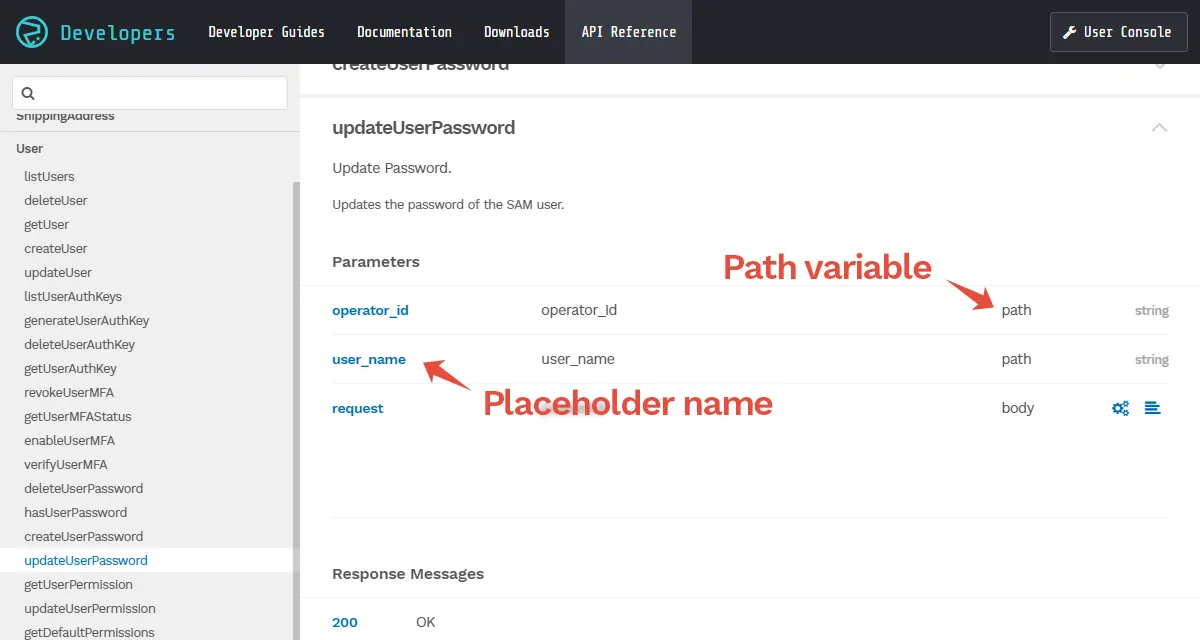 Path Variables and Placeholder Names