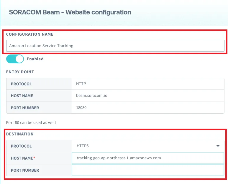 Website Configuration